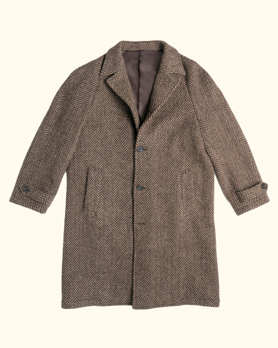 HTS (HARROW TOWN STORES) | COTTON BALMACAAN COAT Col : C